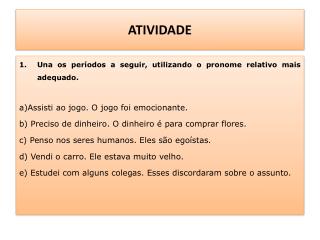 ATIVIDADE