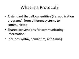 What is a Protocol?