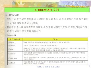 6. BREW API 소개