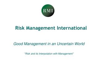 Risk Management International