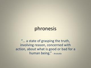 phronesis