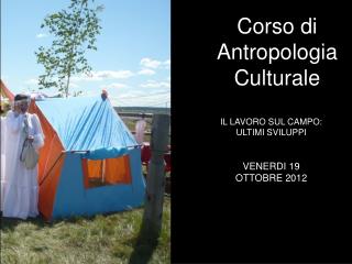 Corso di Antropologia Culturale