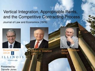 Vertical Integration, Appropriable Rents, and the Competitive Contracting Process