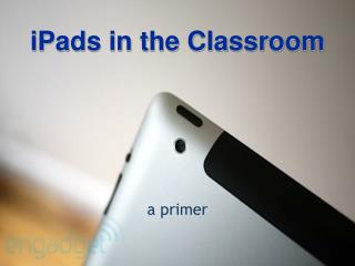 iPads in the Classroom