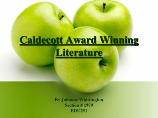 Caldecott Award Winning Literature