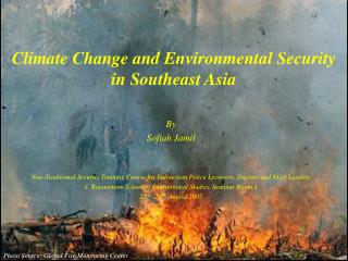 Climate Change and Environmental Security in Southeast Asia