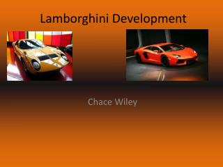 Lamborghini Development