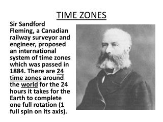 TIME ZONES