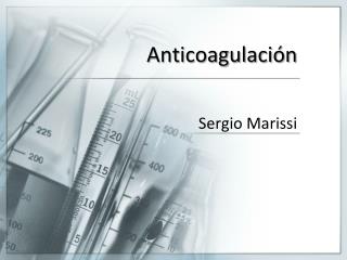 Anticoagulación