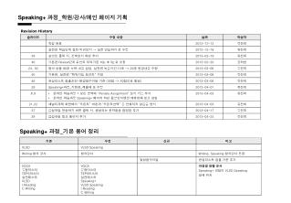 Speaking+ 과정 _ 학원 / 강사 / 메인 페이지 기획