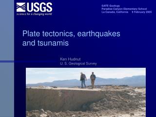 Plate tectonics, earthquakes and tsunamis