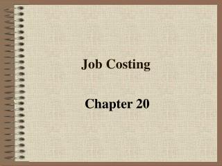 Job Costing