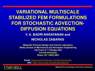 Materials Process Design and Control Laboratory
