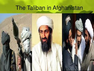 The Taliban in Afghanistan