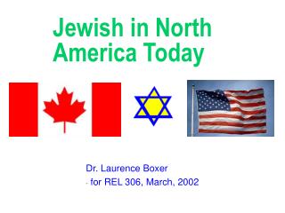 Jewish in North America Today