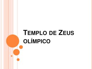 Templo de Zeus olímpico