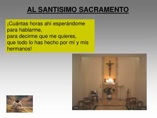 AL SANTISIMO SACRAMENTO