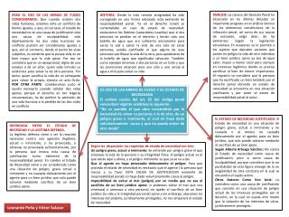 ES USO DE LAS ARMAS DE FUEGO Y SU ESTADO DE NECESIDADA