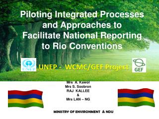 UNEP - WCMC/GEF Project
