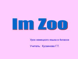 Im Zoo