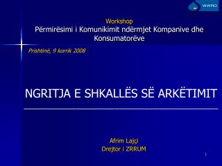 Workshop Përmirësimi i Komunikimit ndërmjet Kompanive dhe Konsumatorëve