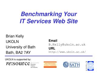 Benchmarking Your IT Services Web Site