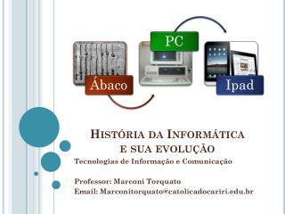 História da Informática e sua evolução