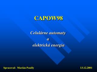 CAPOW98