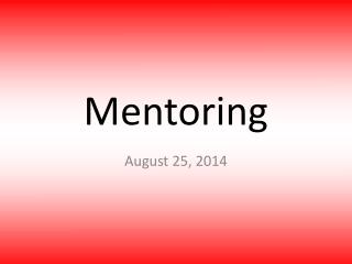 Mentoring