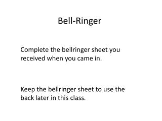 Bell-Ringer