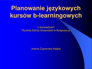 Co to jest nauczanie komplementarne?