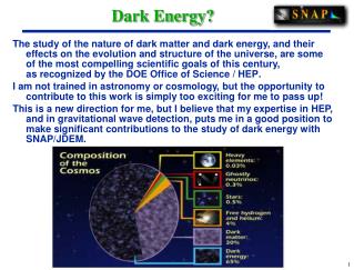 Dark Energy?