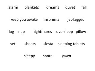 alarm 	 blankets 	dreams 	duvet 	 fall keep you awake 	insomnia 		jet-lagged