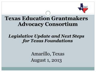 Texas Education Grantmakers Advocacy Consortium