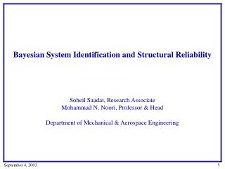 Bayesian System Identification and Structural Reliability
