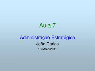 Aula 7