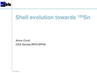 Shell evolution towards 100 Sn