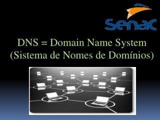 DNS = Domain Name System (Sistema de Nomes de Domínios)