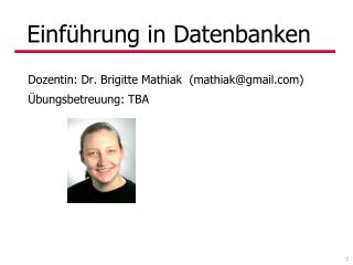 Einführung in Datenbanken