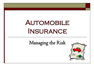 Automobile Insurance