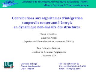 Laboratoire de Techniques Aéronautiques et Spatiales (ASMA)