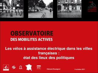 Les vélos à assistance électrique dans les villes françaises : état des lieux des politiques