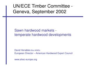UN/ECE Timber Committee - Geneva, September 2002