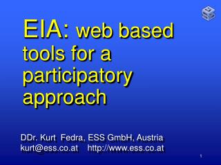 EIA: web based tools for a participatory approach