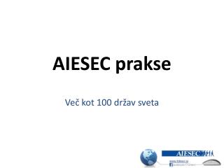 AIESEC prakse