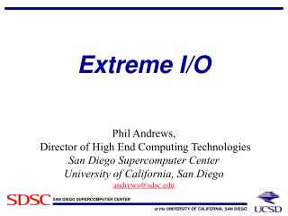 Extreme I/O