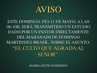 AVISO