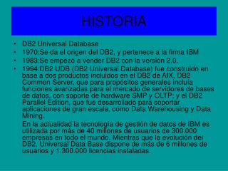 HISTORIA