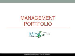 Management Portfolio