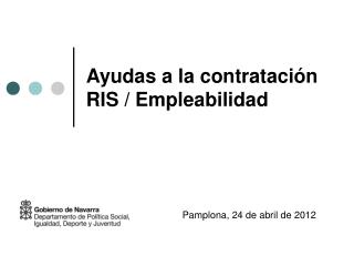 Ayudas a la contratación RIS / Empleabilidad